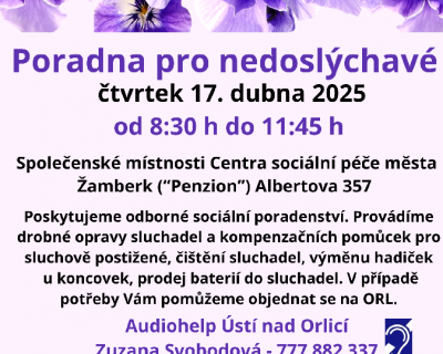 PORADNA pro nedoslýchané
