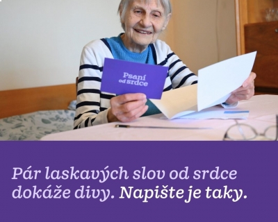 Psaní od srdce dorazila i do pečovatelské služby v Žamberku.