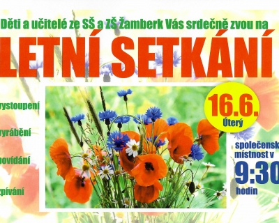 Letní setkání s dětmi ze SŠ a ZŠ Tyršova Žamberk